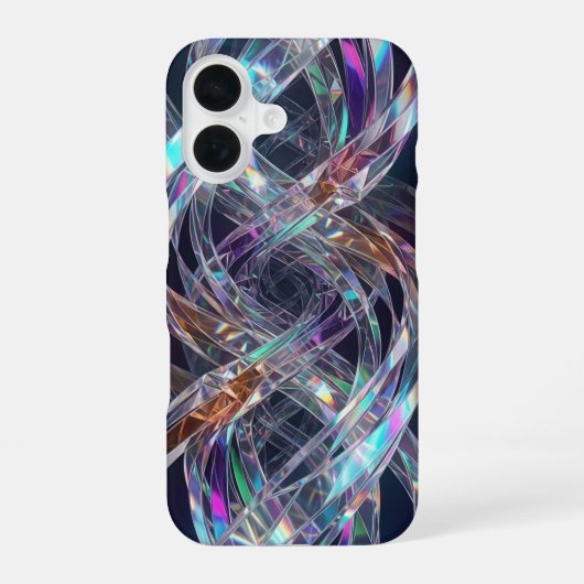 ホログラフィックスワールiPhoneケース iPhone 16ケース (裏面)