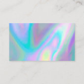 ホログラフィックソーシャルメディアサロンありがとう 名刺 (裏面)