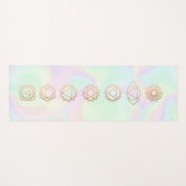 ホログラフィックチャクラ霊気開業医 ヨガマット (正面(横))