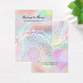 ホログラフィックディスプレイイヤリングカードのホワイトマンダラ (デスク)