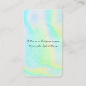 ホログラフィックデザイン名刺 名刺 (裏面)