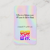 ホログラフィックデザイン名刺 名刺 (裏面)