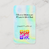 ホログラフィックデザイン名刺 名刺 (裏面)