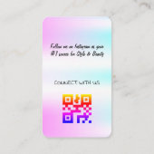 ホログラフィックデザイン名刺 名刺 (裏面)