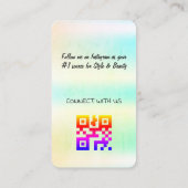 ホログラフィックデザイン名刺 名刺 (裏面)