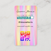 ホログラフィックデザイン名刺 名刺 (正面)