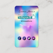 ホログラフィックデザイン名刺 名刺 (正面)