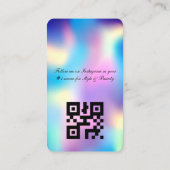 ホログラフィックデザイン名刺 名刺 (裏面)