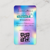 ホログラフィックデザイン名刺 名刺 (正面)