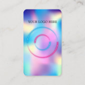 ホログラフィックデザイン名刺 名刺 (裏面)