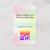 ホログラフィックデザイン名刺 名刺 (裏面)