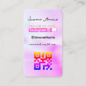 ホログラフィックデザイン名刺 名刺 (正面)