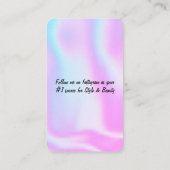 ホログラフィックデザイン名刺 名刺 (裏面)