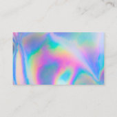 ホログラフィックトレンディーサロンありがとう 名刺 (裏面)