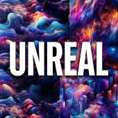 ホログラフィックドリームスケープ： 3D虹色デザイン ラッピングペーパーシート