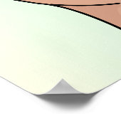 ホログラフィックネイルサロン女性ハンド爪、 ネイルハスラー缶 ポスター (角)