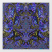 ホログラフィックバタフライウイングフラクタルサンキャッチャー ウィンドウサイン (シート)