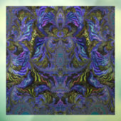 ホログラフィックバタフライウイングフラクタルサンキャッチャー ウィンドウサイン (シート3)