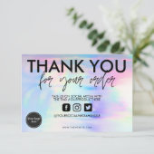 ホログラフィックパステルありがとうメディア挿入 (スタンド正面)