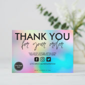 ホログラフィックパステルありがとうメディア挿入 (スタンド正面)