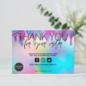 ホログラフィックパステルドリップサンキューメディアインサート (スタンド正面)