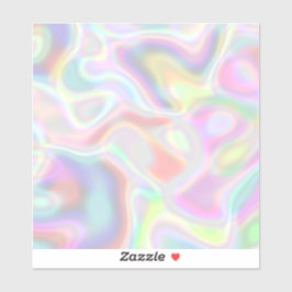 ホログラフィックパステル数々のカラーのペルとスティックタイル シール