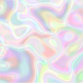 ホログラフィックパステル数々のカラーのペルとスティックタイル シール (正面)