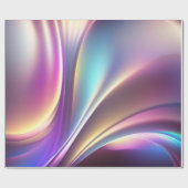 ホログラフィックパターン ラッピングペーパー (フラット)