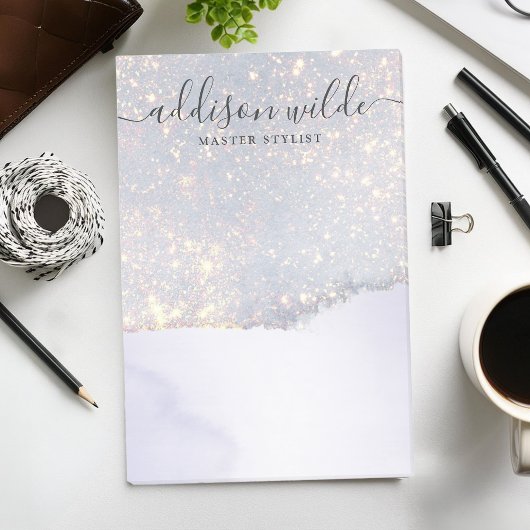 ホログラフィックパープルグリッターラグジュアリーグラムイリジッド ポストイット