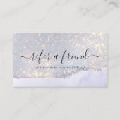 ホログラフィックパープルグリッターラグジュアリーグラムイリジッド 紹介カード (正面)