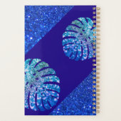 ホログラフィックパープルグリッターラグジュアリーグラム プランナー手帳 (裏面)