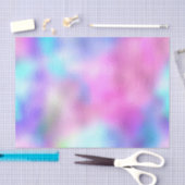 ホログラフィックピンクパステルベビーブルーブライダルスウィート16th 薄葉紙 (クラフト)