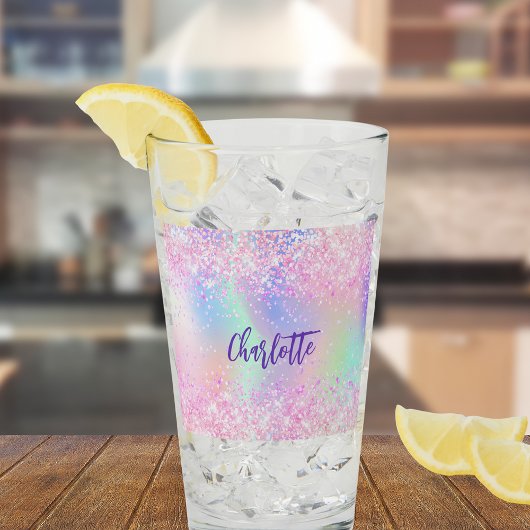 ホログラフィックピンクパープルの名前 タンブラーグラス