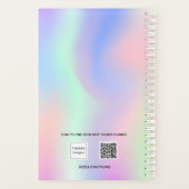 ホログラフィックピンクパープルフォトアポイントメント2025 プランナー手帳 (裏面)