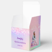 ホログラフィックピンク紫色の写真キンセアニェラ フェイバーボックス (オープン)