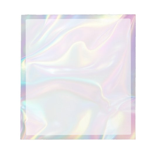 ホログラフィックピンク ノートパッド (正面)