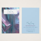 ホログラフィックファブリック効果イヤリングディスプレイカード (正面&裏面)