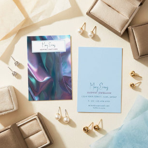 ホログラフィックファブリック効果イヤリングディスプレイカード