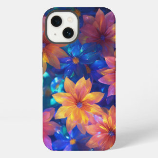 ホログラフィックフラワー携帯ケース iPhone 13ケース