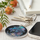 ホログラフィックベータフィッシュキーチェーン キーホルダー (正面右)