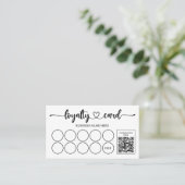 ホログラフィックペストリーベーカリーコーヒーショップQRコード ロイヤリティカード (スタンド正面)