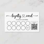 ホログラフィックペストリーベーカリーコーヒーショップQRコード ロイヤリティカード (正面)