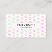 ホログラフィックポープリントペットトリマー名刺 名刺 (正面)