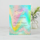 ホログラフィックマスク,ライト,レース,スタークインセアニラ 招待状 (スタンド正面)