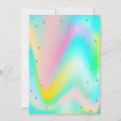 ホログラフィックマスク,ライト,レース,スタークインセアニラ 招待状 (裏面)