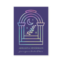 ホログラフィックムーン&ハーブ神秘的なボホの入り口