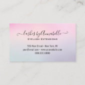 ホログラフィックメイクアップ目まぶし輝くグリッタードリップ 名刺 (裏面)