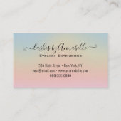 ホログラフィックメイクアップ目まぶし輝くグリッタードリップ 名刺 (裏面)