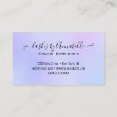 ホログラフィックメイクアップ目まぶし輝くグリッタードリップ 名刺 (裏面)