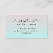 ホログラフィックメイクアップ目まぶし輝くグリッタードリップ 名刺 (裏面)